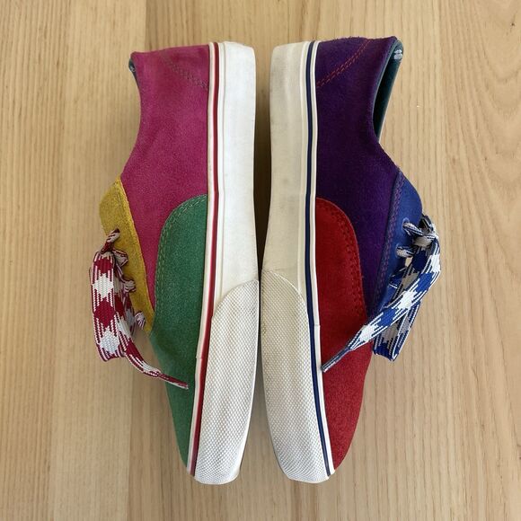 UNIF Colorblock Corbin Leather Sneakers Unisex Men’s 5 Women’s 6.5 Mismatch - Picture 3 of 9